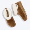 6128-76 Womens Bootie Slippers Tan sold by Shuperb