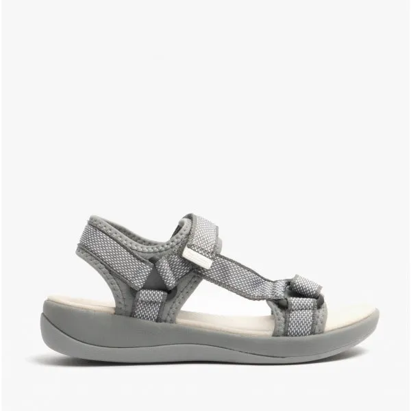 Hush Puppies SARA Womens Sports Sandals Grey sold by Shuperb