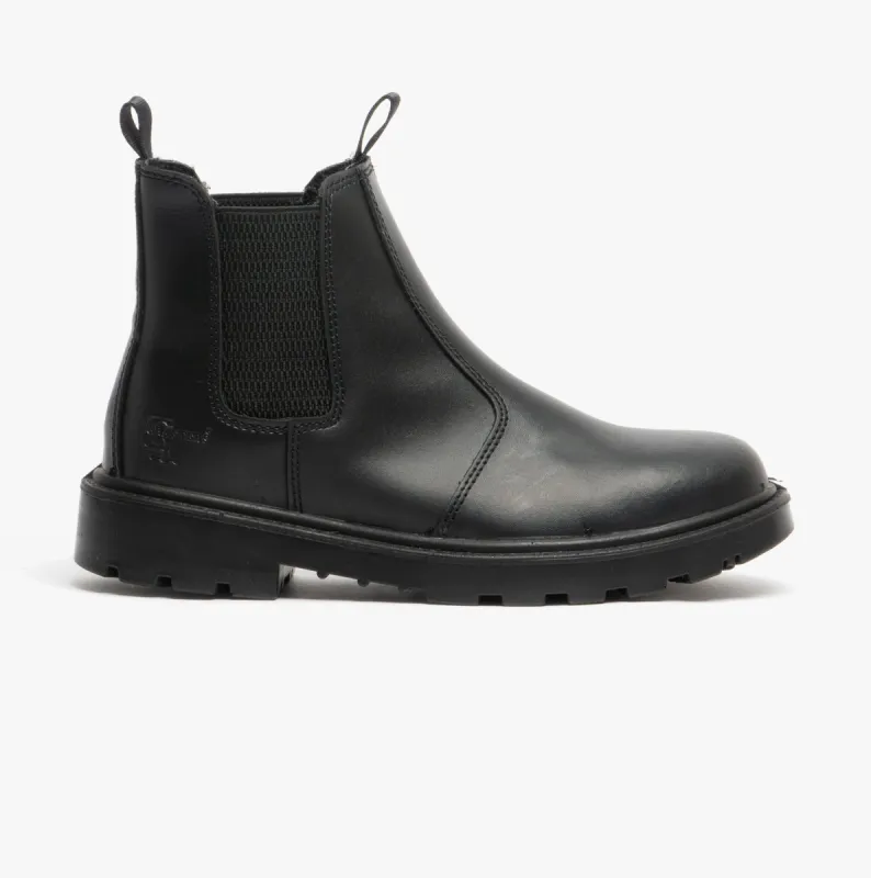 Grafters GRINDER Unisex Dealer Safety Boots Black sold by Shuperb