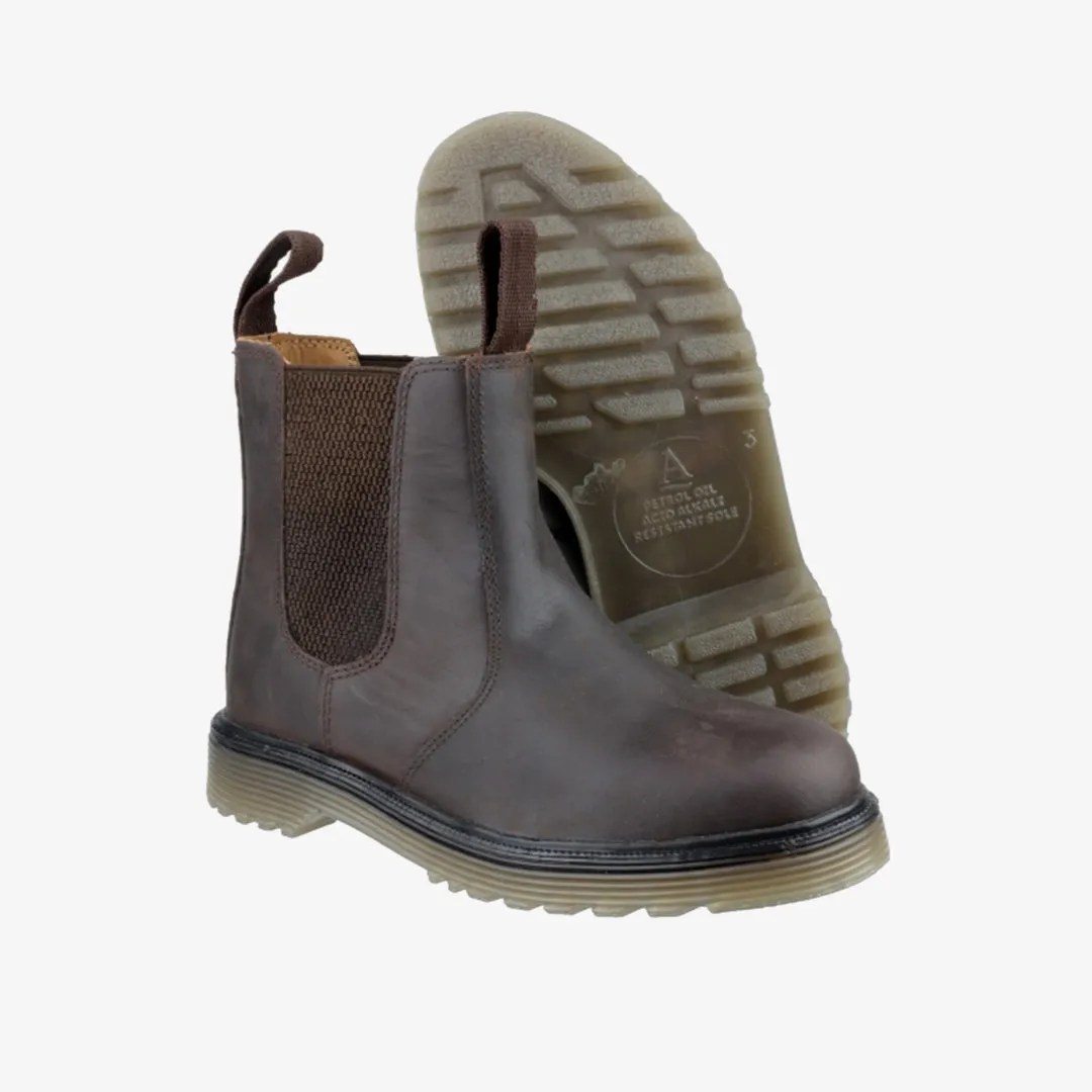 Amblers CHELMSFORD Unisex Leather Chelsea Boots Brown sold by Shuperb product image thumbnail 4