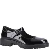 AURORA PATENT JNR Girls Shoes Black sold by Shuperb