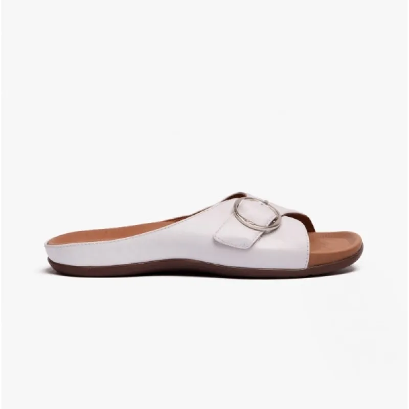 Strive GAVI II Womens Mule Sliders White sold by Shuperb