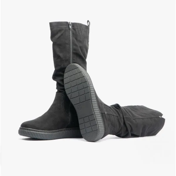 25660-29-001 Ladies Knee-Length Boots Black sold by Shuperb product image thumbnail 5