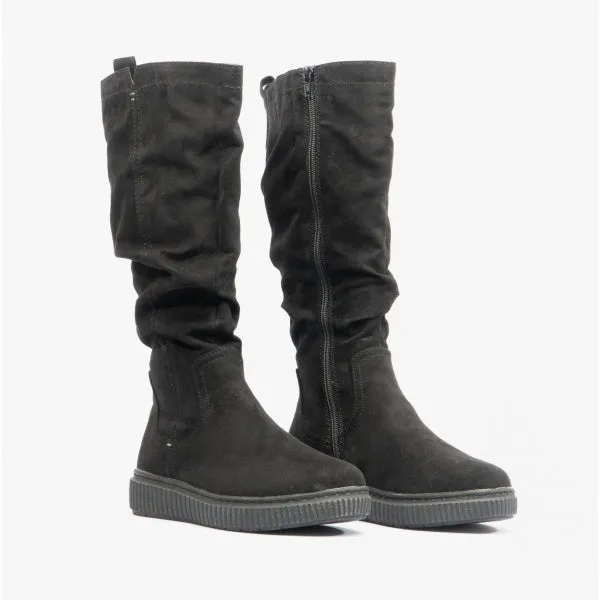 25660-29-001 Ladies Knee-Length Boots Black sold by Shuperb product image thumbnail 2