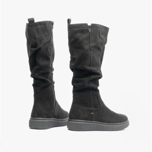 25660-29-001 Ladies Knee-Length Boots Black sold by Shuperb product image thumbnail 3