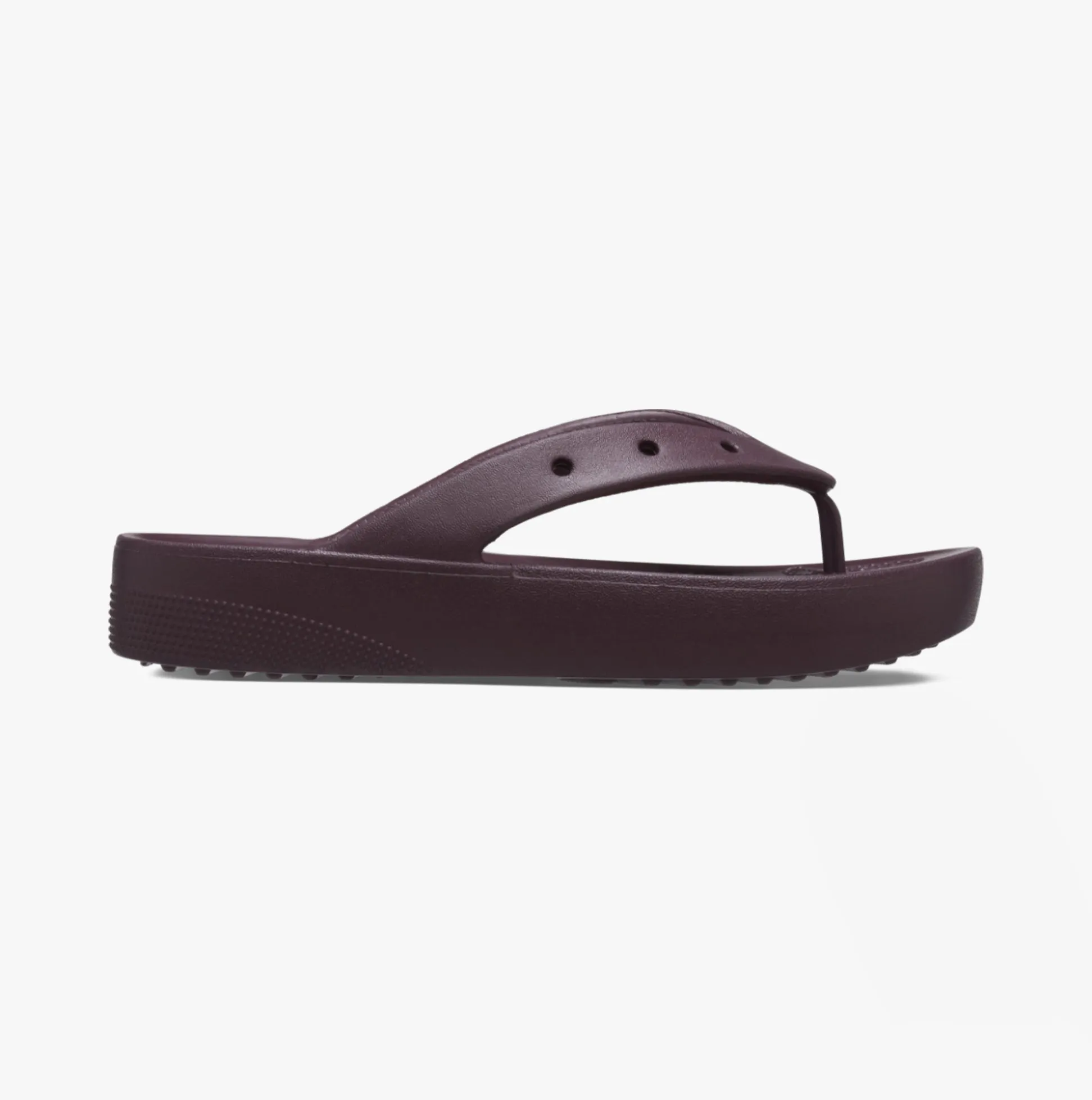 CLASSIC PLATFORM FLIP Womens Flips Dark Cherry sold by Shuperb