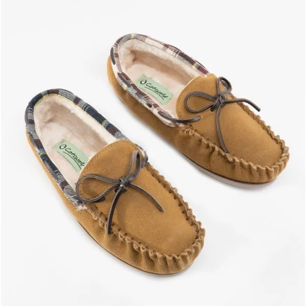 Cotswold KILKENNY Womens Moccasin Slippers Tan sold by Shuperb product image thumbnail 2