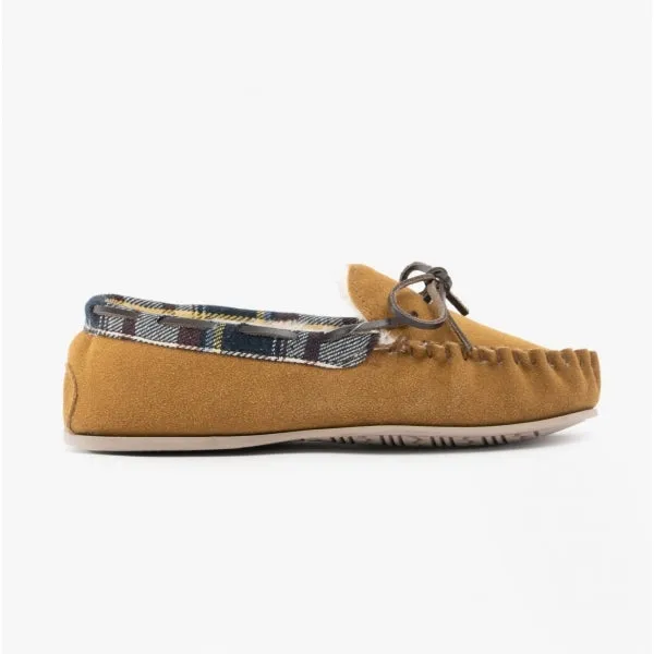 Cotswold KILKENNY Womens Moccasin Slippers Tan sold by Shuperb