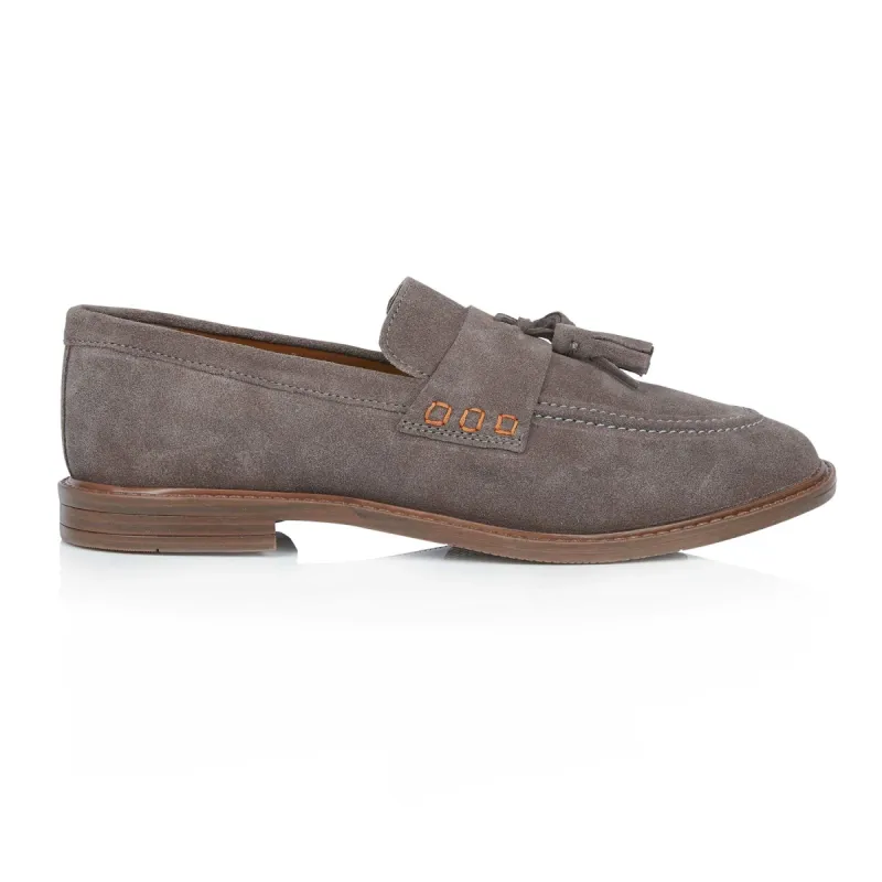 Silver Street London CHARLESTON Mens Loafers Grey sold by Shuperb