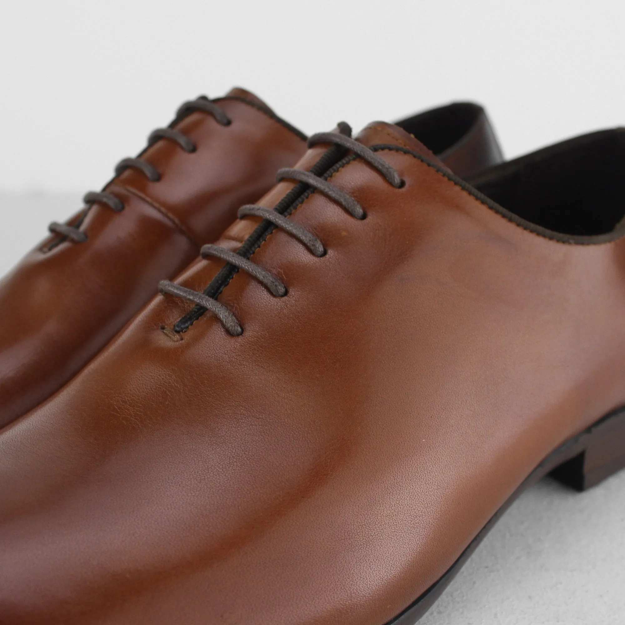 Blakeseys MASHAM Mens Leather Plain Toe Oxford Shoes Tan sold by Shuperb product image thumbnail 2