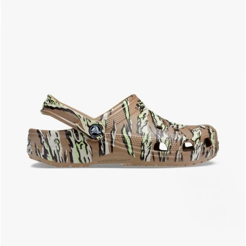 Crocs 206454-260 CLASSIC PRINTED CAMO Mens Clogs Khaki sold by Shuperb