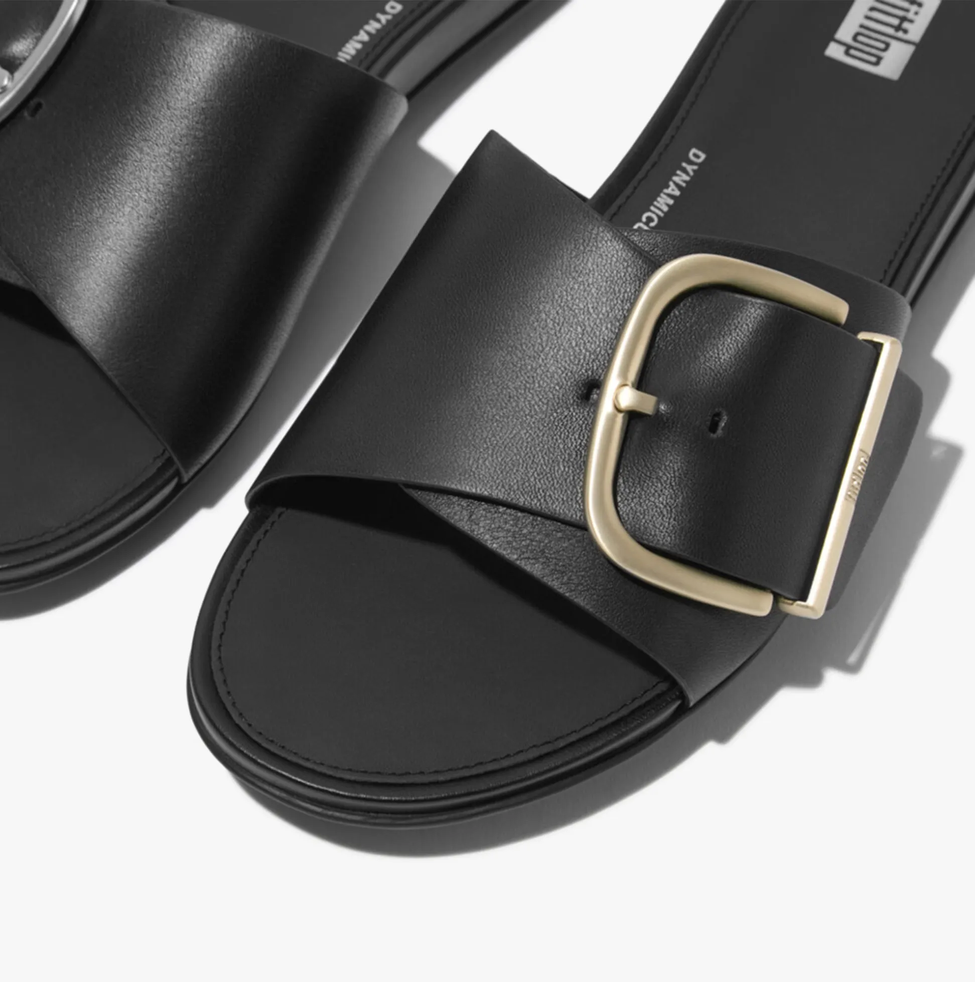 GRACIE MAXI-BUCKLE Womens Slides Black sold by Shuperb product image thumbnail 5