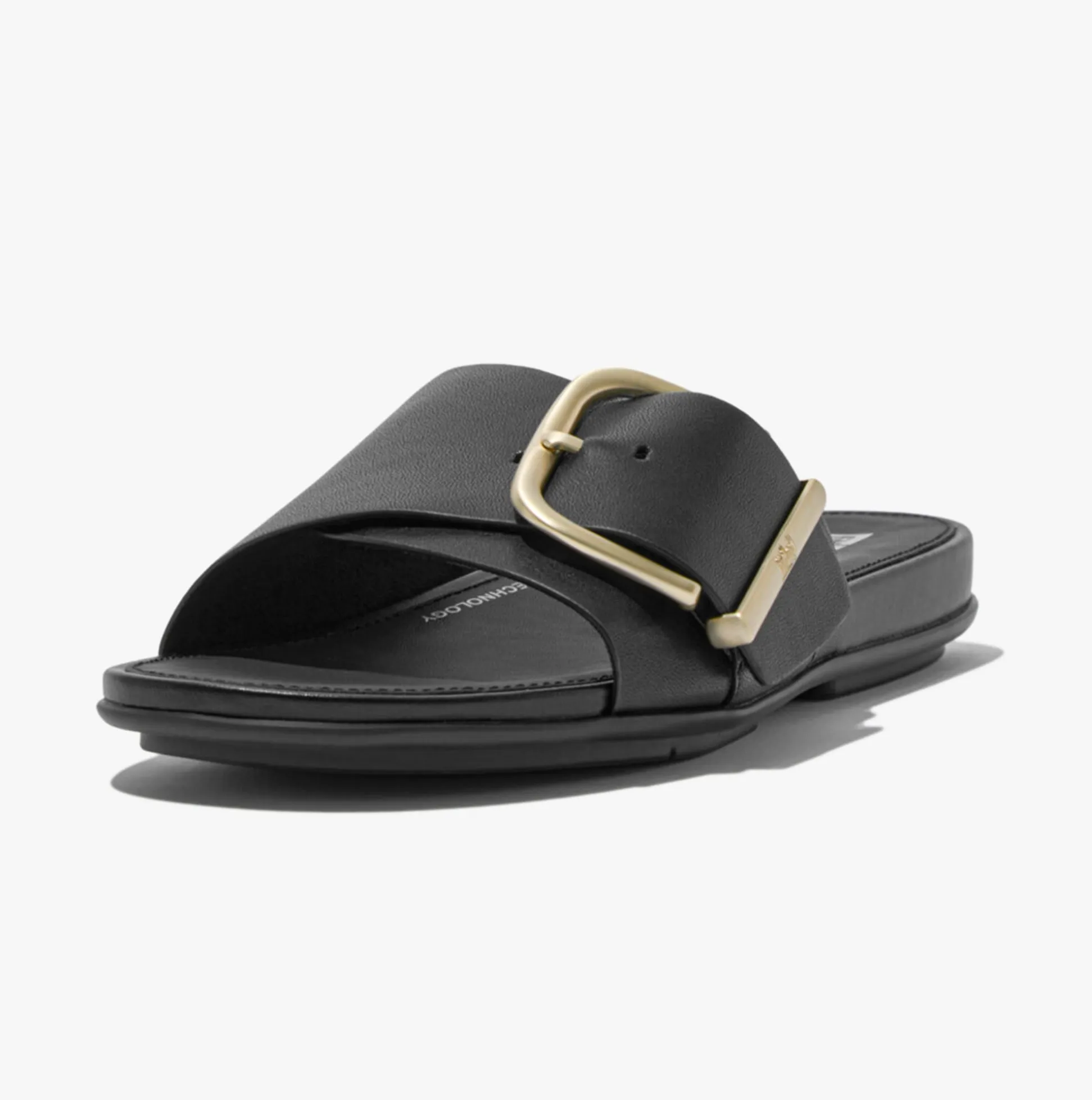 GRACIE MAXI-BUCKLE Womens Slides Black sold by Shuperb product image thumbnail 2