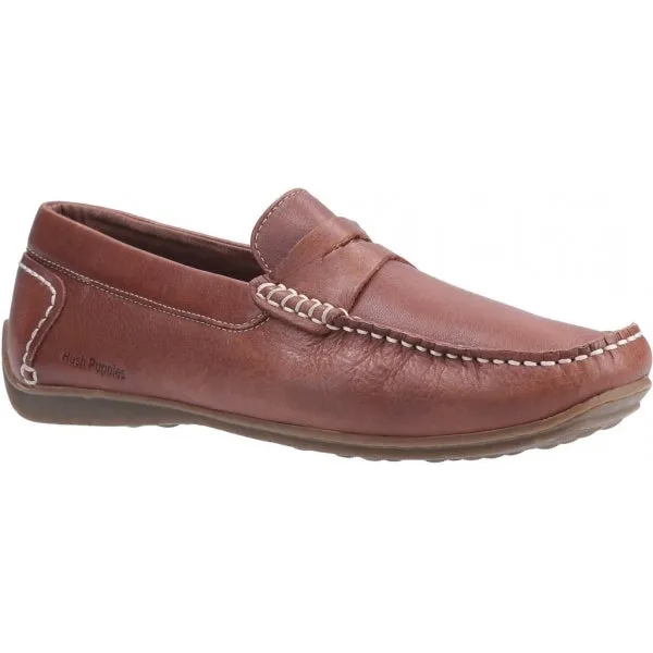 Hush Puppies ROSCOE Mens Nubuck Loafers Brown sold by Shuperb product image thumbnail 2