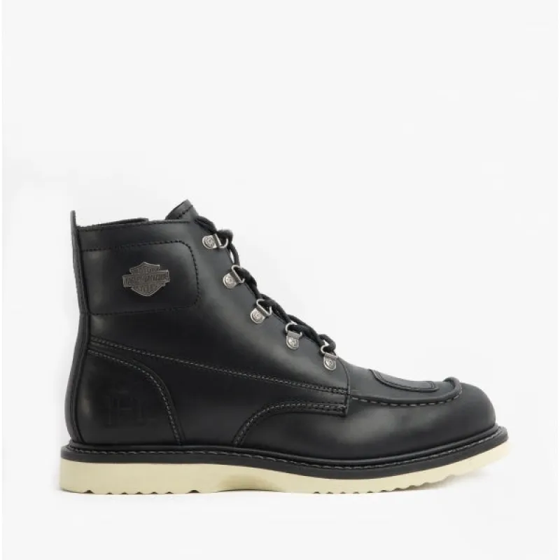 Harley Davidson HAGERMAN Mens Leather Boots Black sold by Shuperb