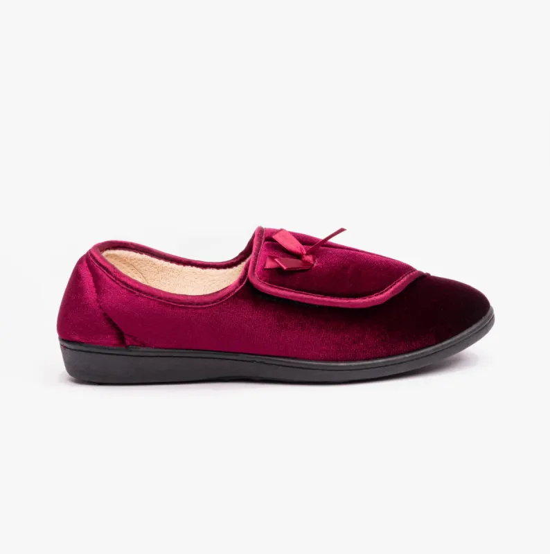 Dr Keller VIOLA Womens Full Slippers Red sold by Shuperb