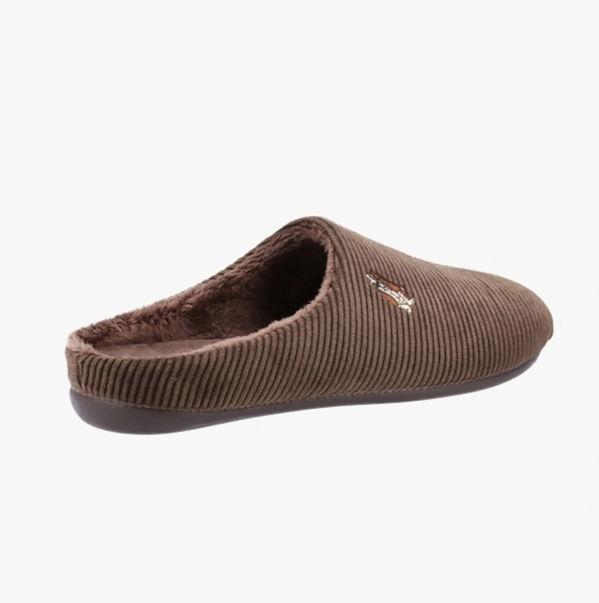 Hush Puppies REID Mens Mule Slippers Chocolate sold by Shuperb product image thumbnail 2