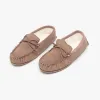 Mokkers OLIVER Mens Moccasin Slippers Dark Camel sold by Shuperb