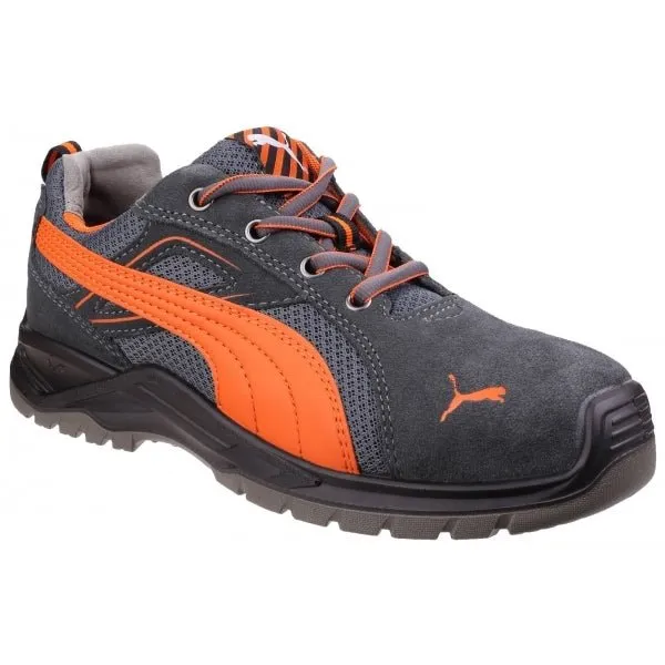 OMNI FLASH LOW Mens Suede Safety Trainers Orange/Grey sold by Shuperb product image thumbnail 2