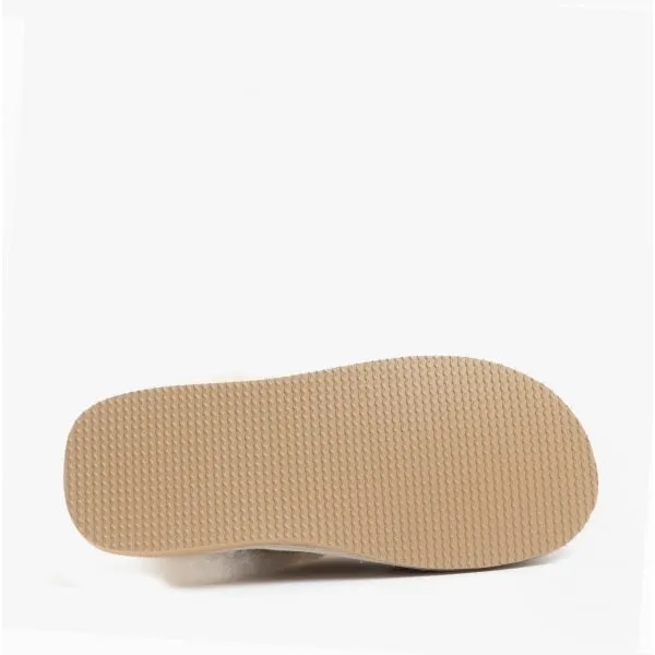 Shepherd JESSICA Womens Sheepskin Mules Stone sold by Shuperb product image thumbnail 3