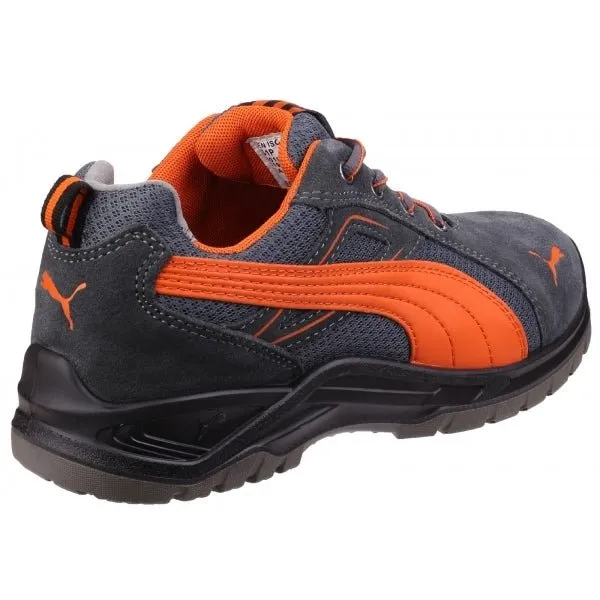 OMNI FLASH LOW Mens Suede Safety Trainers Orange/Grey sold by Shuperb product image thumbnail 3