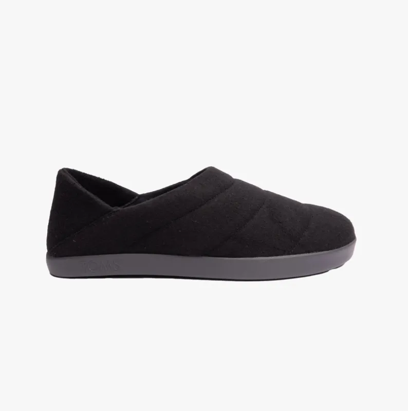 TOMS EZRA COZY Womens Slippers Black sold by Shuperb