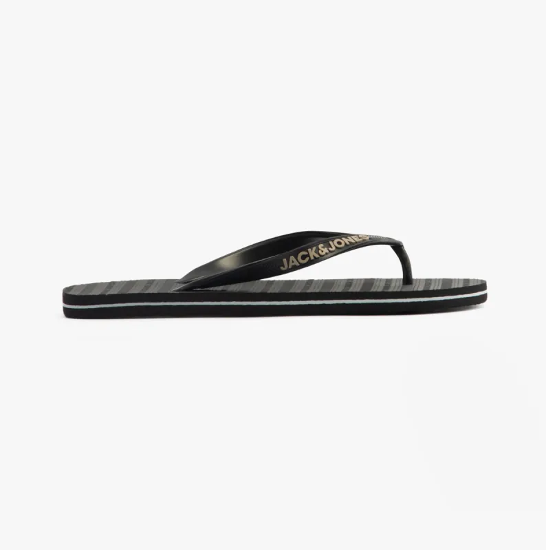 Jack & Jones BASIC Mens Sliders Anthracite sold by Shuperb