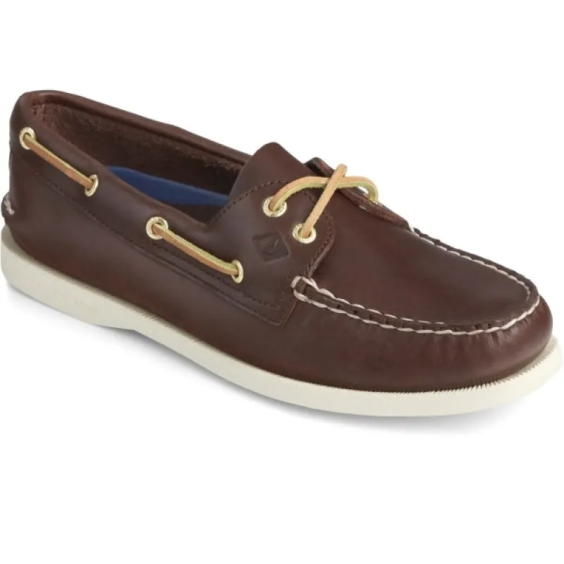 AUTHENTIC ORIGINAL Ladies Leather Boat Shoes Brown sold by Shuperb