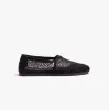 TOMS ALPARGATA Womens Crochet Espadrille Black sold by Shuperb
