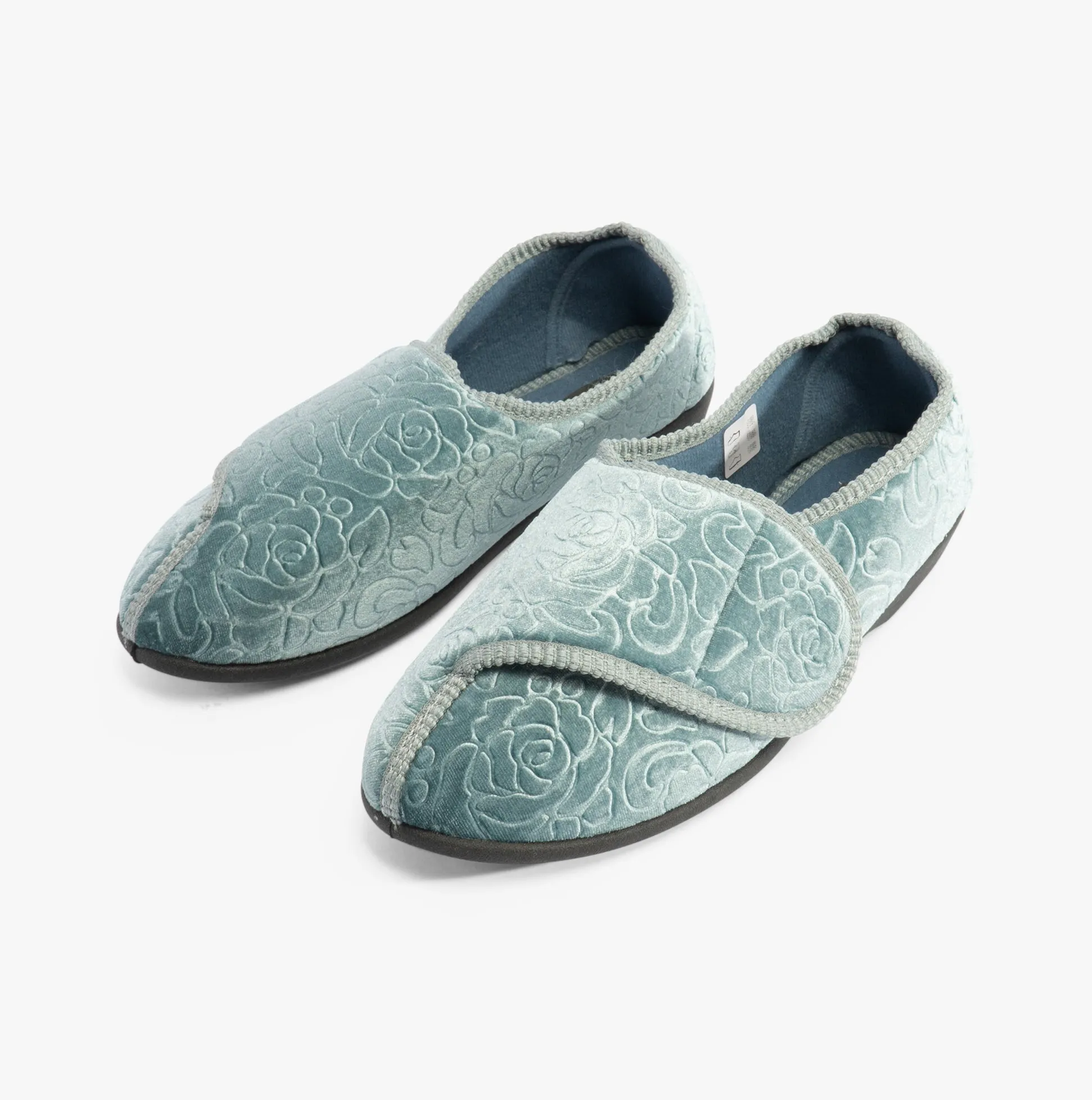 Jo & Joe DOREEN Womens Touch Fasten Slippers Teal sold by Shuperb product image thumbnail 2