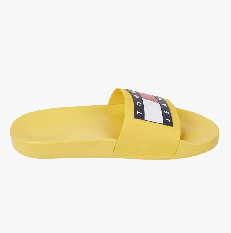 Tommy Hilfiger TJ POOL SLIDES Mens Slides Warm Yellow made by Tommy Hilfiger