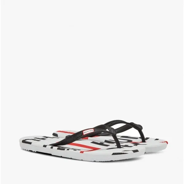 Hunter EXPLODED LOGO FLIP FLOP Womens Sandals Black sold by Shuperb product image thumbnail 4