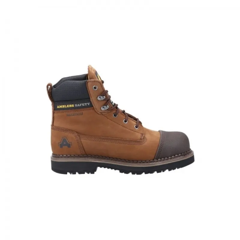 Amblers Safety AUSTWICK Mens Leather Safety Boots Brown sold by Shuperb