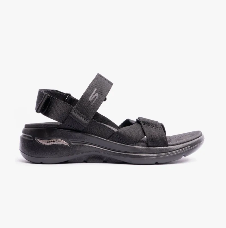 140808/BBK GO WALK ARCH FIT SANDAL - ATTRACT Womens Sandals Black sold by Shuperb