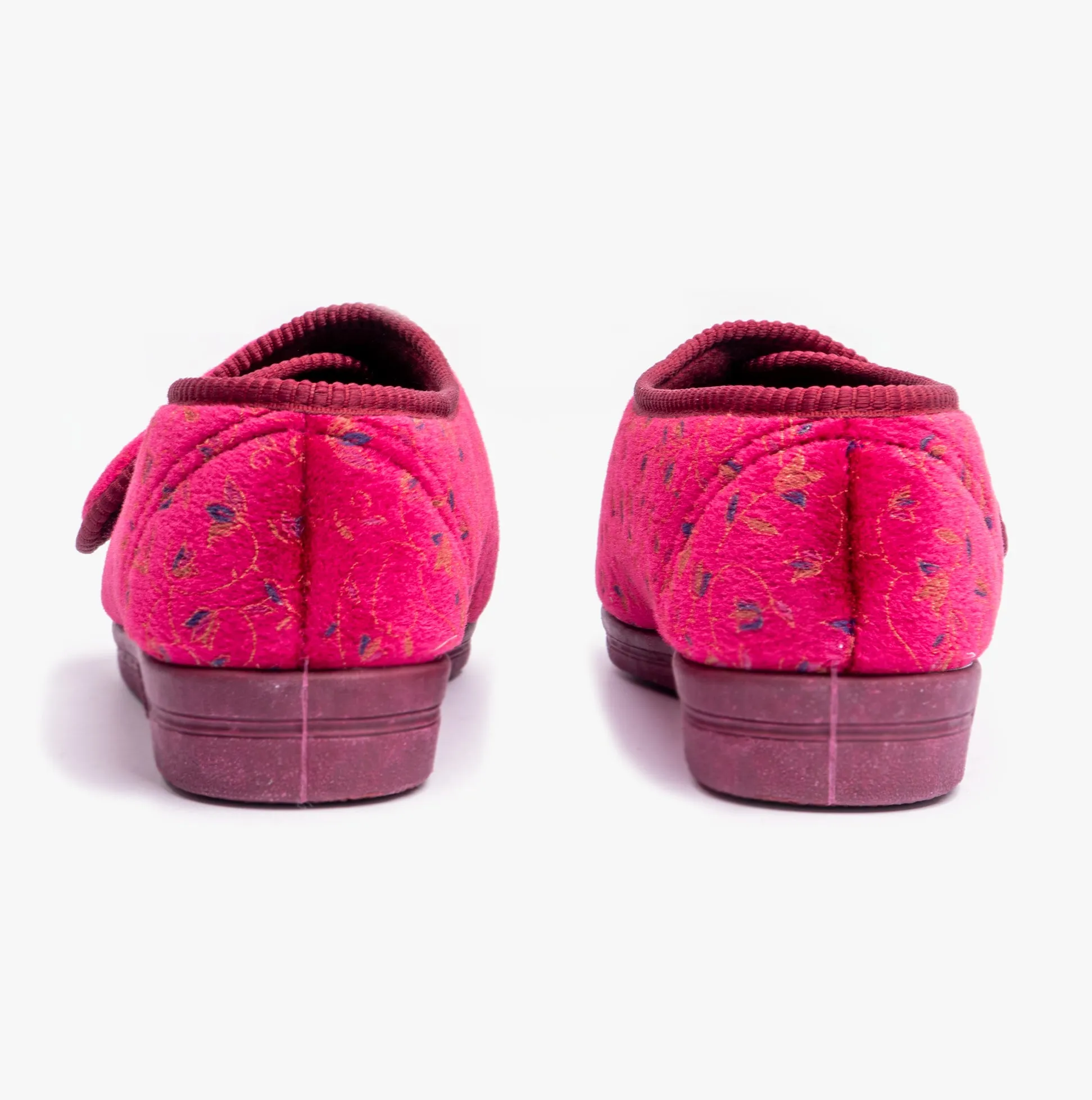Comfylux HELEN Womens Full Slippers Wine sold by Shuperb product image thumbnail 5