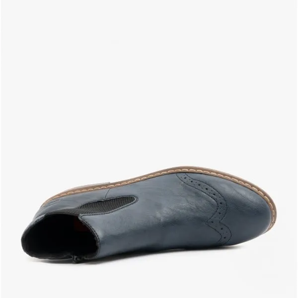 Rieker 71072-14 Womens Ankle Boots Blue sold by Shuperb product image thumbnail 5