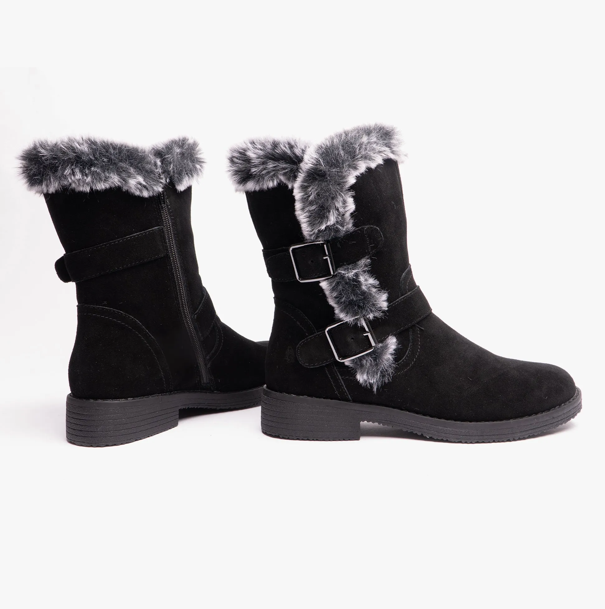 Hush Puppies MACIE Womens Leather Ankle Boots Black sold by Shuperb product image thumbnail 4