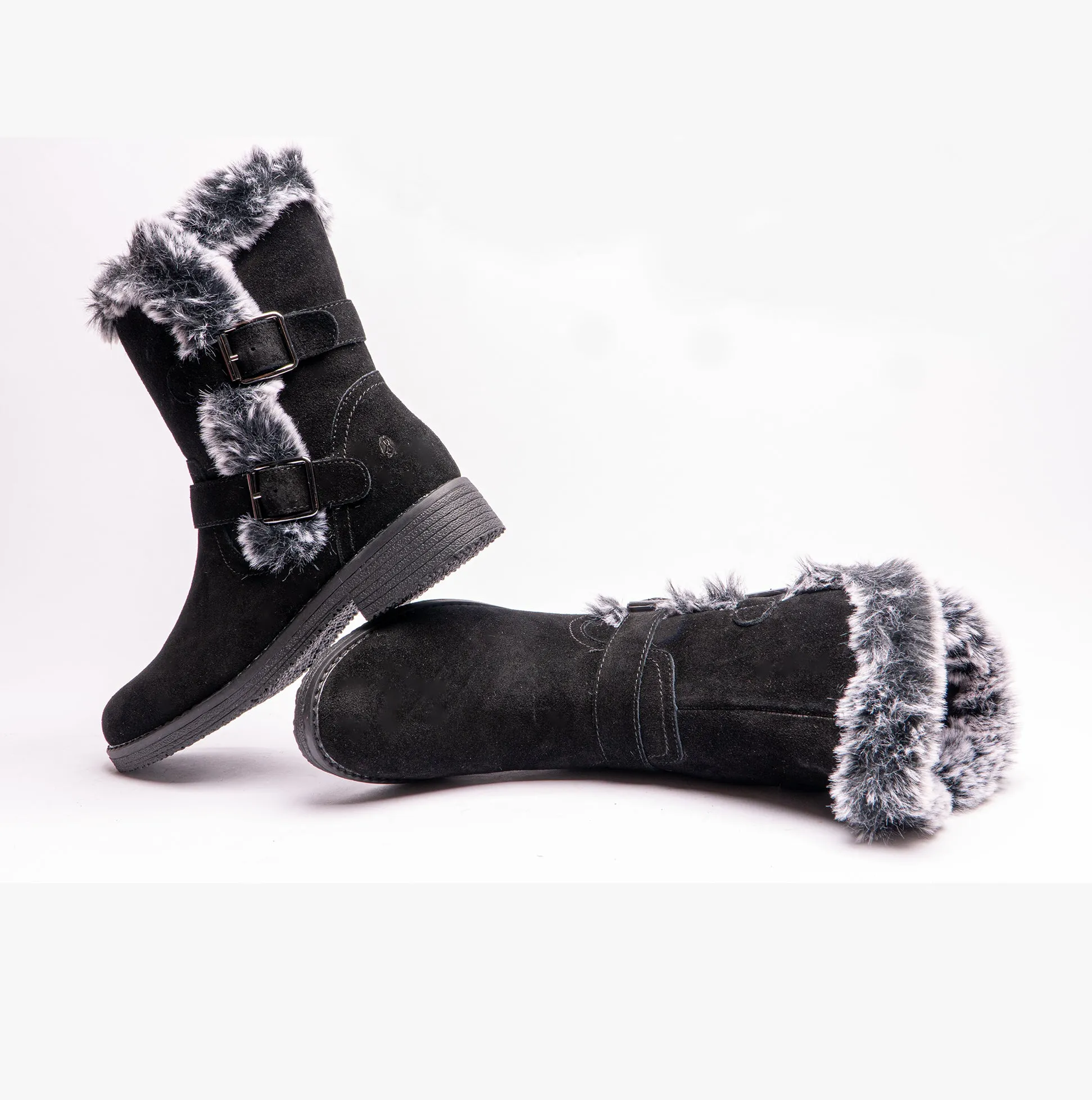 Hush Puppies MACIE Womens Leather Ankle Boots Black sold by Shuperb product image thumbnail 2