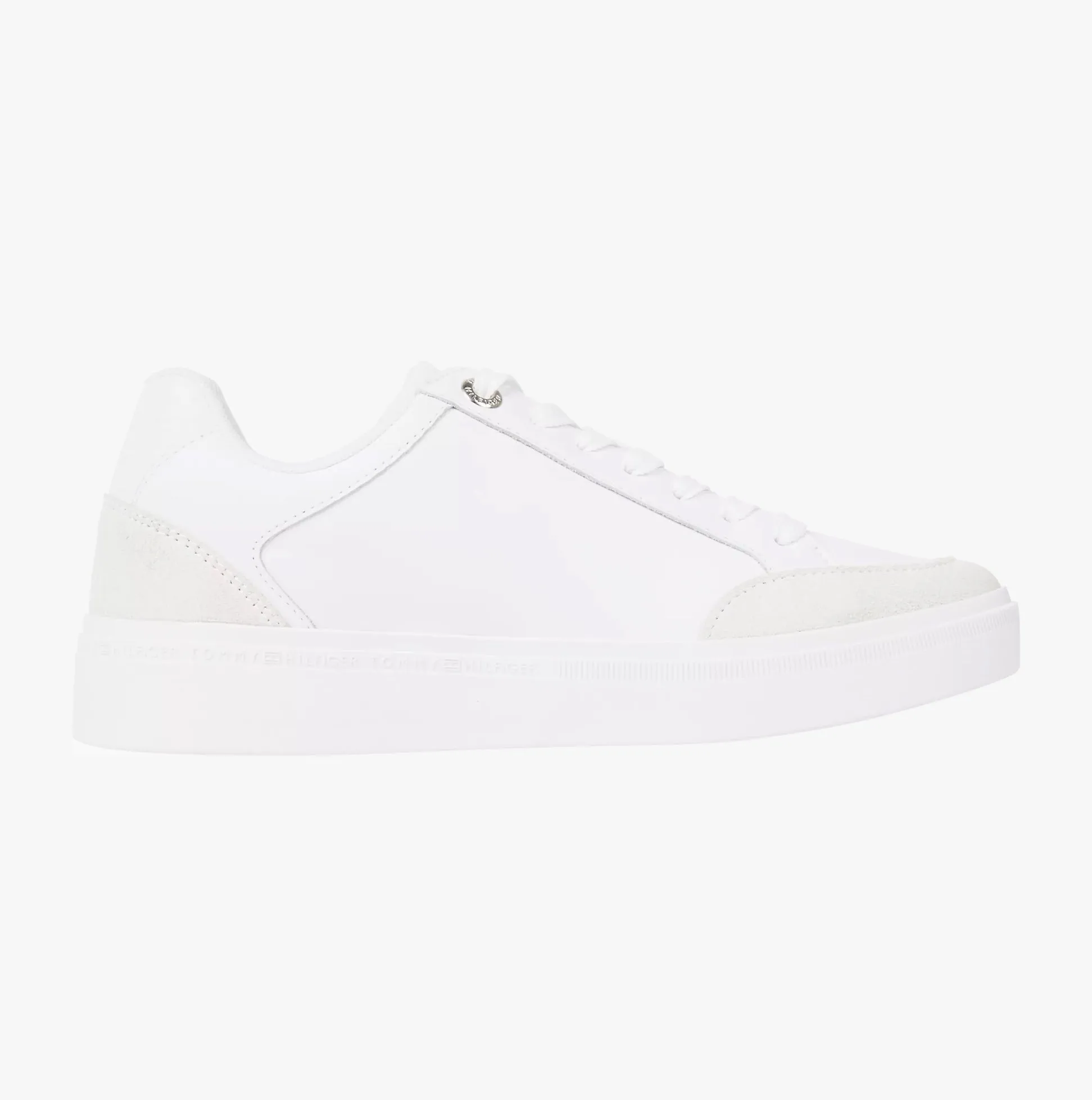 Tommy Hilfiger COURT SNEAKER Womens Sneakers White sold by Shuperb