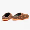 WABI Mens Mule Slippers Brown/Orange sold by Shuperb