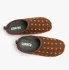 WABI Mens Mule Slippers Brown/Orange sold by Shuperb