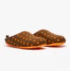 WABI Mens Mule Slippers Brown/Orange sold by Shuperb