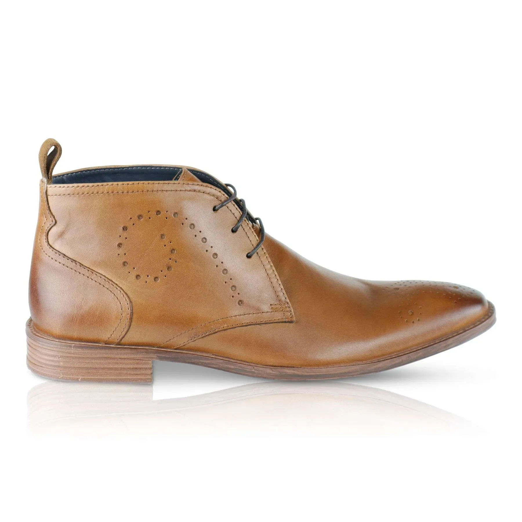 Silver Street London PEMBROKE Mens Boots Tan sold by Shuperb