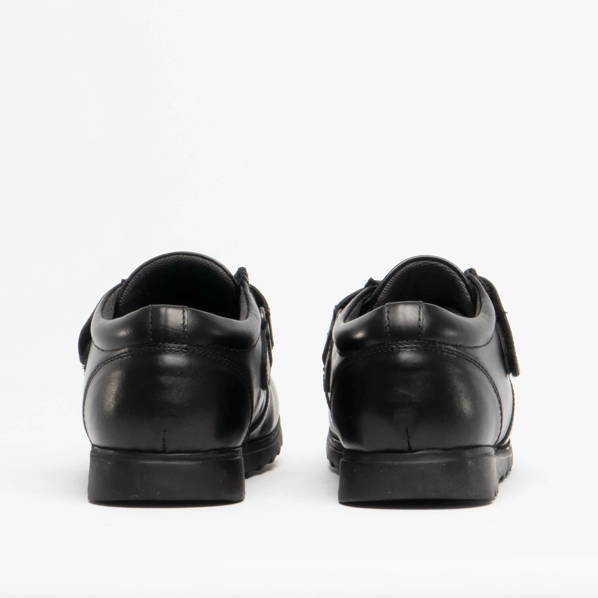 Roamers GENERALS Boys Leather Touch Fasten Shoes Black sold by Shuperb product image thumbnail 5