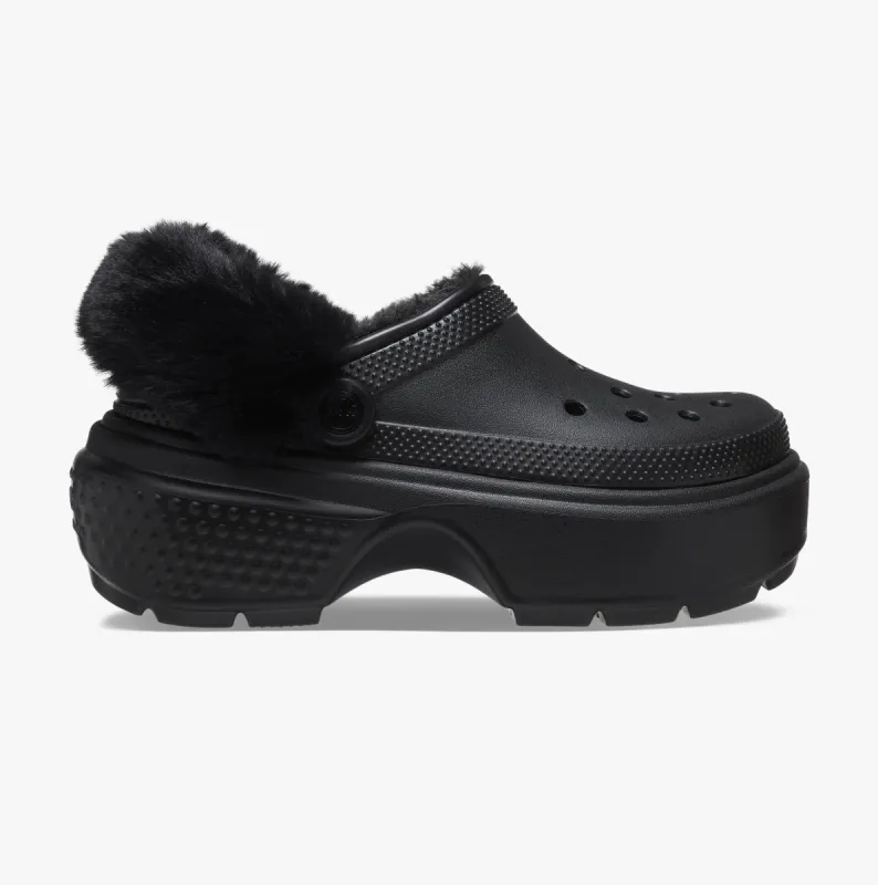 Crocs 208546-001 STOMP LINED Womens Clogs Black sold by Shuperb