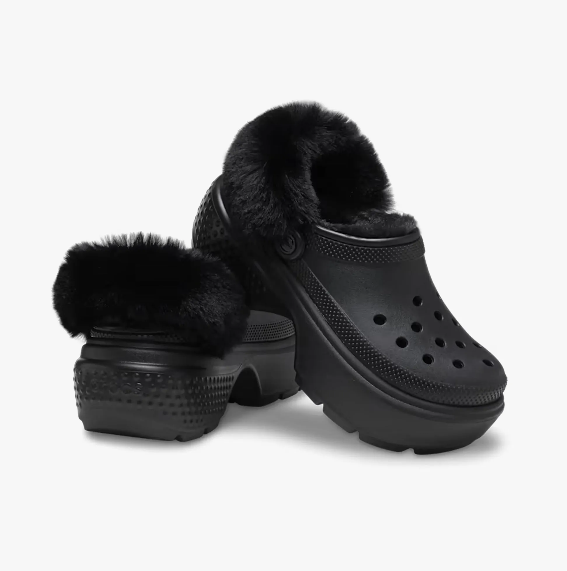Crocs 208546-001 STOMP LINED Womens Clogs Black sold by Shuperb product image thumbnail 4