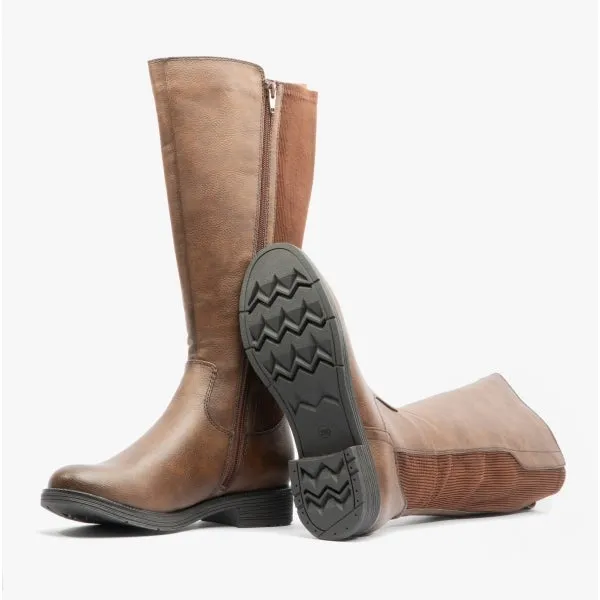 Jana 25560-29-361 Womens Tall Boots Caf sold by Shuperb product image thumbnail 4