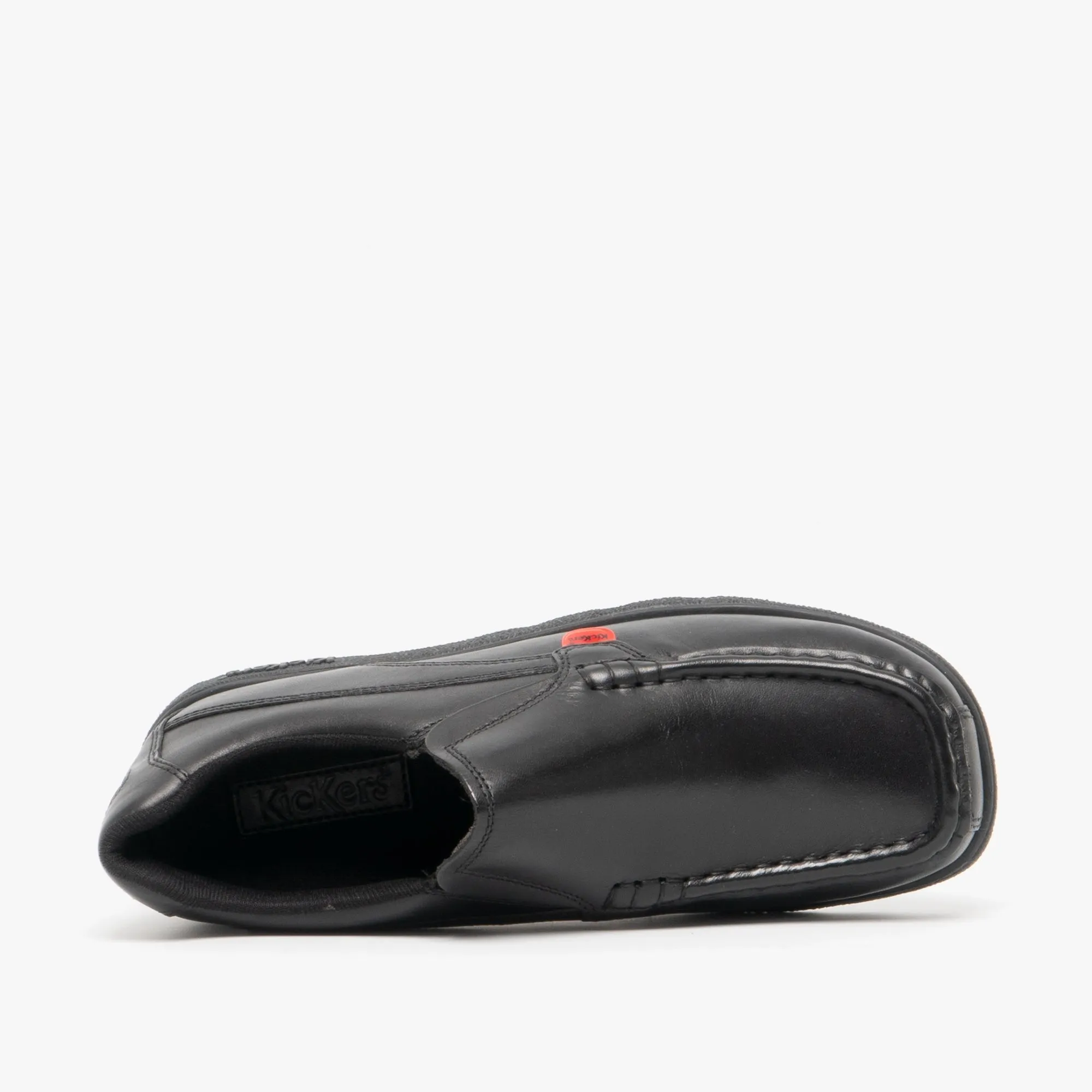 FRAGMA SLIP Junior Boys Leather Shoes Black sold by Shuperb product image thumbnail 4