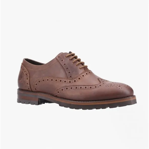 TOBIAS Mens Leather Brogue Shoes Brown sold by Shuperb product image thumbnail 2