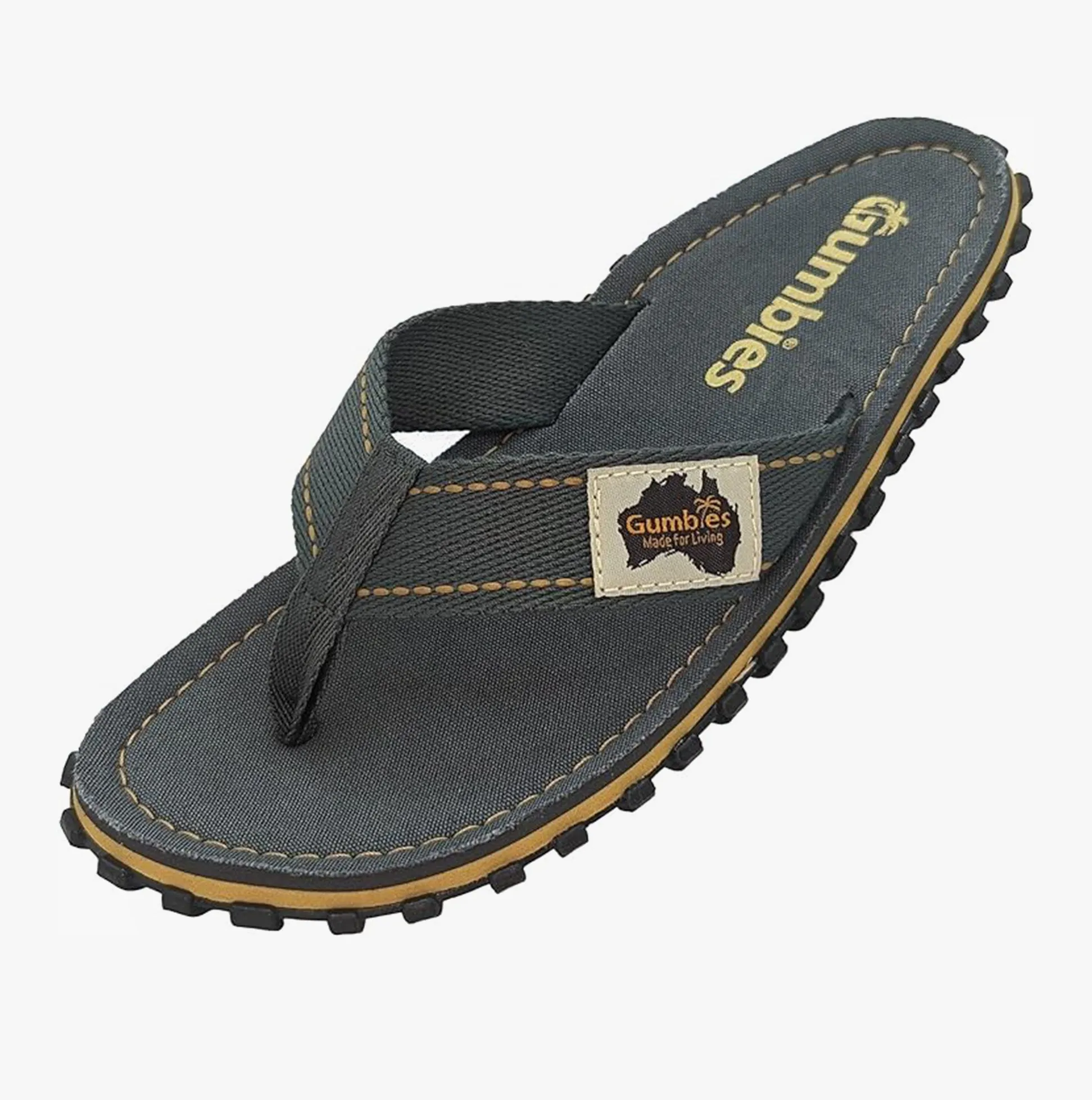 Gumbies ISLANDER Unisex Flip-Flops Classic Grey sold by Shuperb product image thumbnail 2